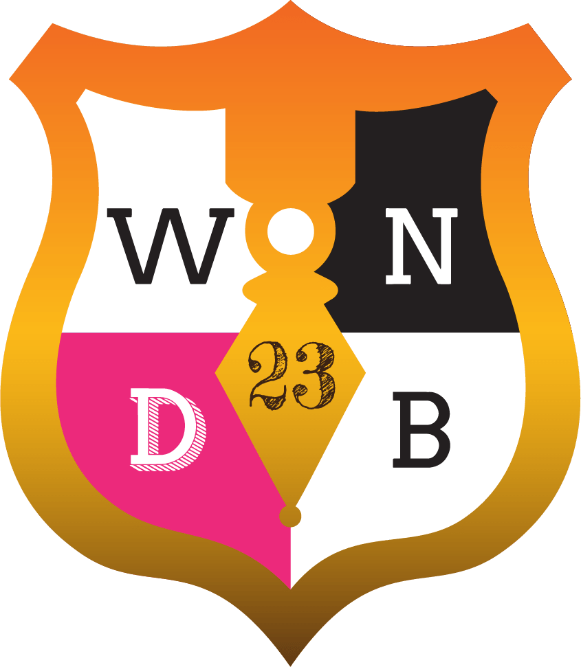 The Mighty Pens 2023 x We Need Diverse Books Logo